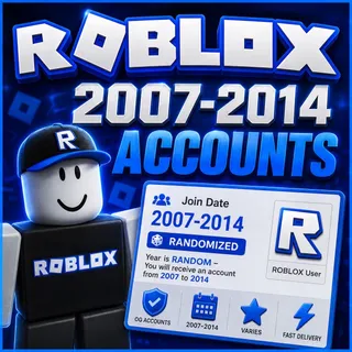 OG ROBLOX Accounts | 2007–2014 Join Dates | Randomized Year