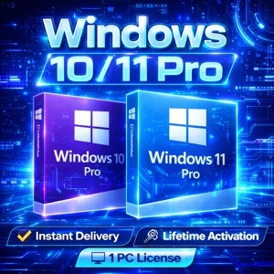 Windows 10/11 Pro Activation Key – Instant Delivery – 1PC Lifetime License