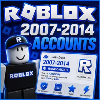 OG ROBLOX Accounts | 2007–2014 Join Dates | Randomized Year