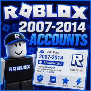 OG ROBLOX Accounts | 2007–2014 Join Dates | Randomized Year