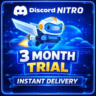 Discord Nitro 3 Month Trial Code – Instant Delivery – New Users Only 