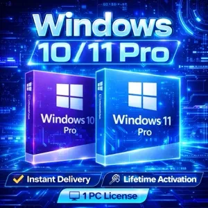Windows 10/11 Pro Activation Key – Instant Delivery – 1PC Lifetime License