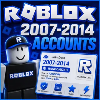 OG ROBLOX Accounts | 2007–2014 Join Dates | Randomized Year