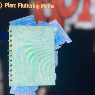 Fluttering moths plan