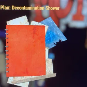 Decontamination shower p