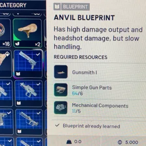Anvil blueprint