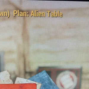 Alien table plan