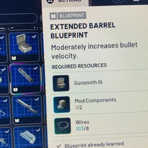 extended barrel BP
