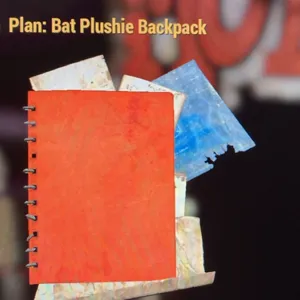 bat plushie backpack