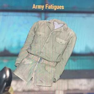 clean army fatigues