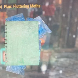 Fluttering moths plan