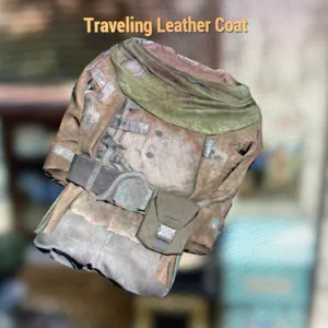traveling Leather coat