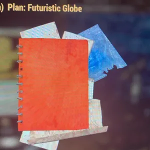 Futuristic globe plan