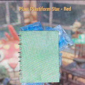 Plastiform star red