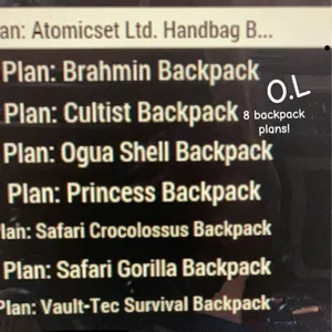 8 backpack plans