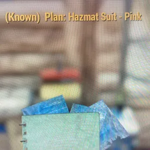 Pink hazmat suit plan