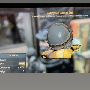 Prototype Hazmat suit