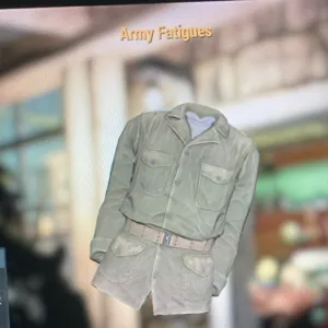 clean army fatigues