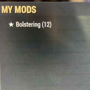 12 Bolstering mods