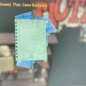 Camo backpack plan