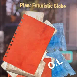 Futuristic globe plan