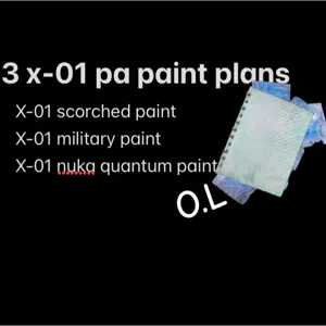 3 X-01 paint plans