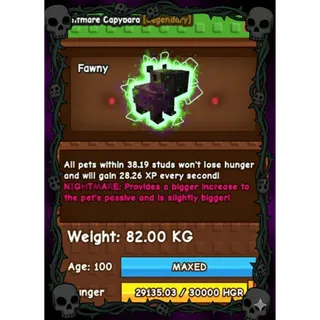 NIGHTMARE GODLY CAPYBARA (82.00 KG)