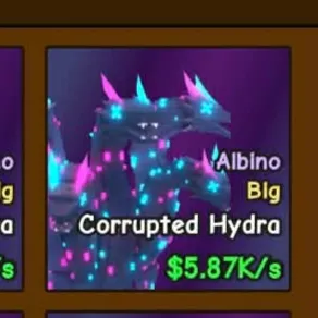 BIG Corrupted Hydra (ALBINO) | 0.5% Hatch Rate | CHEAP!