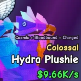 Colossal Hydra Plushie (Gold) Catch & Tame