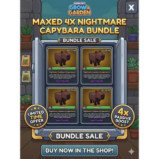 4x COLOSSAL CAPYBARAS (107+ KGS) CHEAPEST BUNDLE!!!