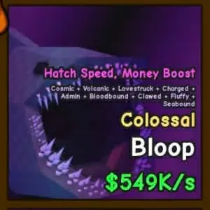 Colossal Bloop (549k/s) EASY MONEY FARM! CATCH AND TAME