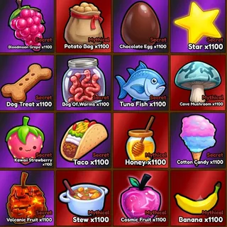 x5000 Mutation Fruits