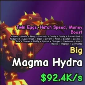 Big Magma Hydra (Albino)