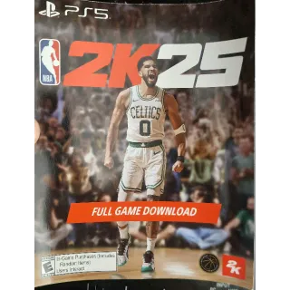 NBA 2k25 PS5