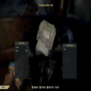 Travelling Leather Coat