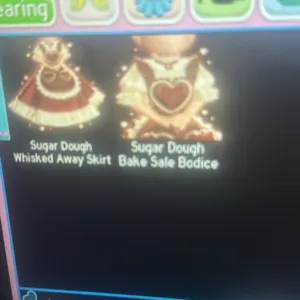 sugar dough skirt+bodice