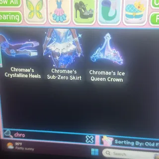 Chromae set no bodice