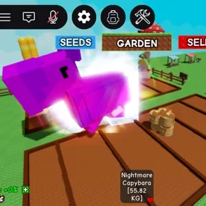 Max Level Huge Rainbow Capybara 74kg