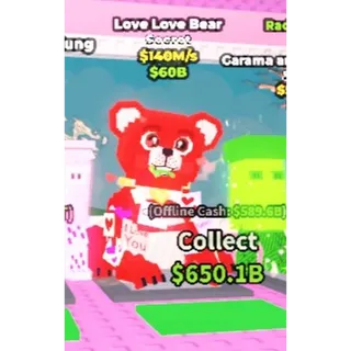 LOVE LOVE BEAR 140M/S CHEAP