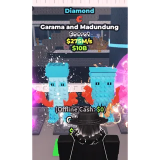 DIAMOND GARAMA AND MADUNDUNG 275M/S