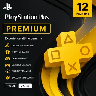 PlayStation Plus Premium 12 Months | PS4 PS5 | 1 Year PS Plus Premium Subscription