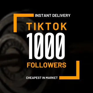 TikTok 1000 followers | INSTANT DELIVERY | Lifetime Guarantee