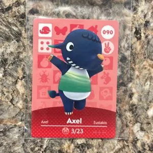 Animal Crossing: New Horizons Axel Amiibo Card