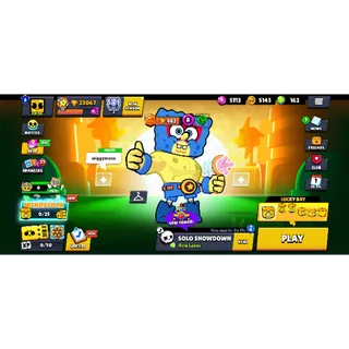 23k TROPHIES / 80 BRAWLERS rare skins SpongeBob