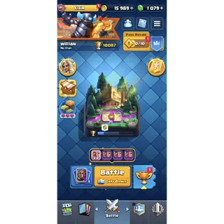 10k trophies👑 Skin tower: 23👑 Emotes: 89; many exclusives💎 1k gems💎 6 max/ 3 evolutions/ 2 heroes👑 Instant delivery✅