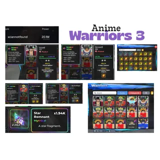 2 Secret Stacked 20 Million Dmg Anime Warriors 3