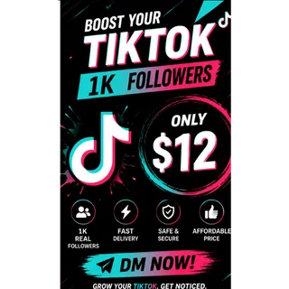 1000 tiktok followers