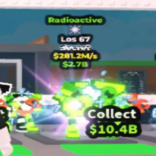 281m Radioactive Los 67