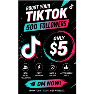 500 tiktok followers