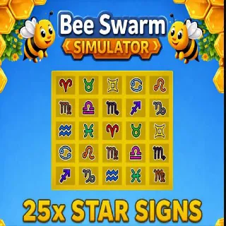25x Star Signs.